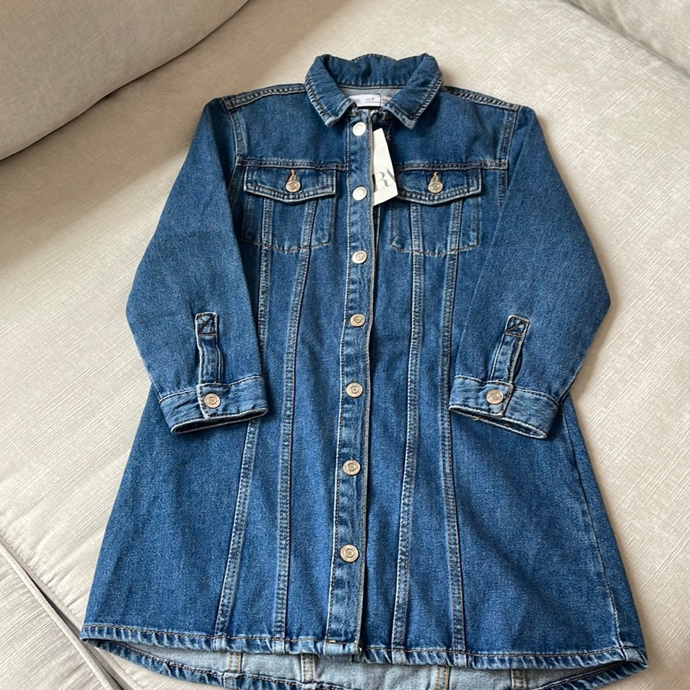 Zara girls denim dress